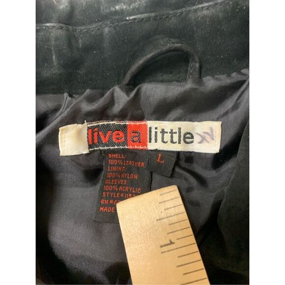 Vintage Suede Leather Sweater Jacket - Picture 5 of 7